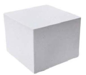 Taburete prefabricado blanco